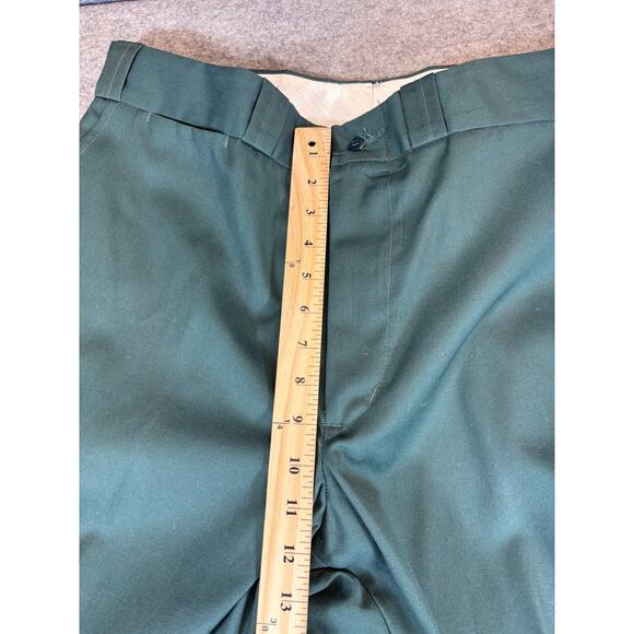 VINTAGE OshKosh B’gosh Best-Prest Pants Mens 36 Green Straight Leg Work Trousers - Picture 3 of 9